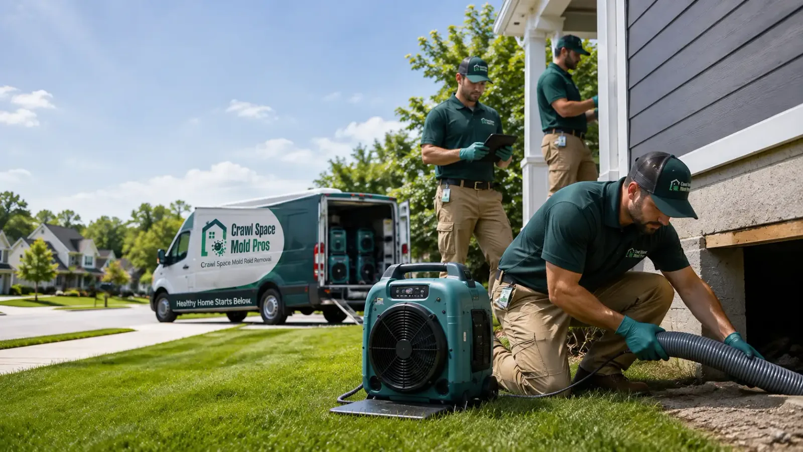 Crawl Space Mold Removal in Little Lake, MI